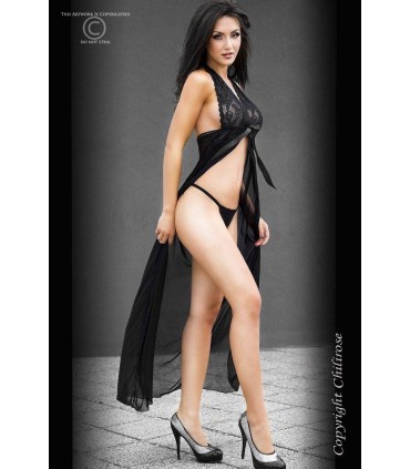 CR3275 BABYDOLL LARGO NEGRO S/M