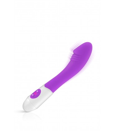 VIBRADOR SILICONA G-SPOT AELA MORADO