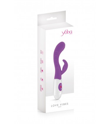 RABBIT LEOLA PURPLE SILICONE VIBRATOR