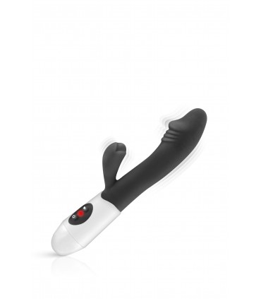VIBRATEUR SILICONE RABBIT ELYA NOIR