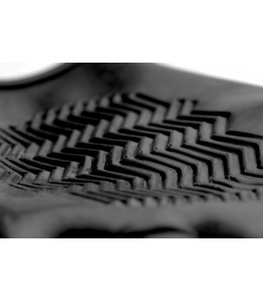 GUANTO NERO CON DIVERSE SMAGLIATURE