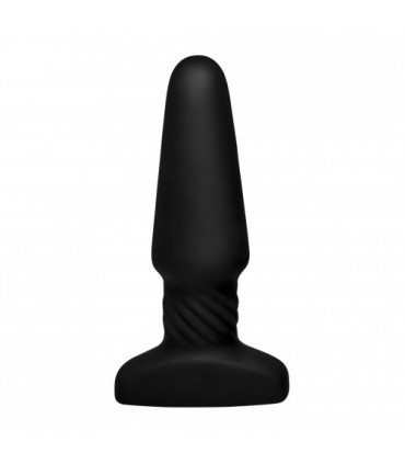 PLUG VIBRADOR USB SILICONA C/BOLAS GIRATORIAS Y MANDO
