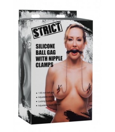 MORDAZA C/ PINZAS PARA PEZONES AJUSTABLES