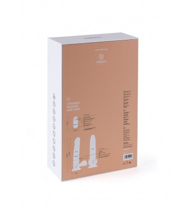 REALISTISCHER VIBRATOR "R6" 24,5 CM MIT FERNBEDIENUNG