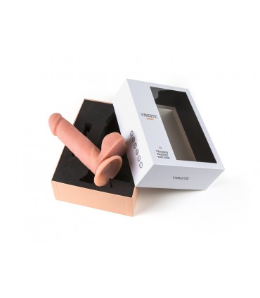 VIBRATEUR RÉALISTE "R4" 19CM AVEC TÉLÉCOMMANDE