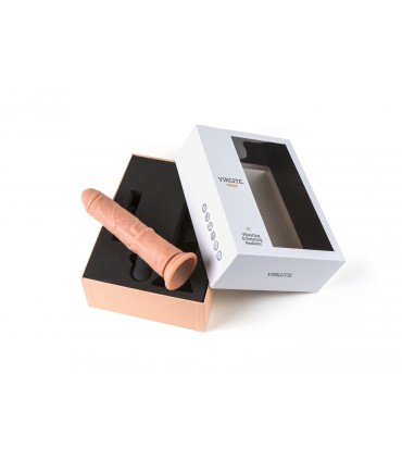 VIBRADOR Y ROTADOR REALÍSTICO "R7" 19CM C/ CONTROL REMOTO