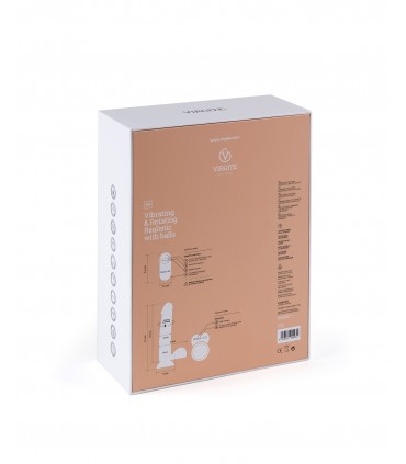 VIBRATORE E ROTATORE REALISTICI "R9" 19CM CON TELECOMANDO