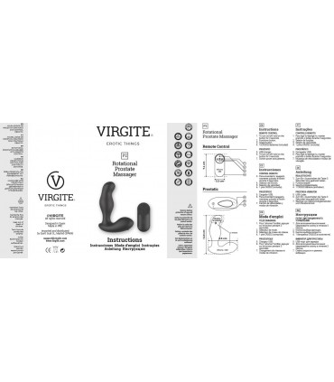 VIBRATEUR DE PROSTATE P2 AVEC TÉLÉCOMMANDE