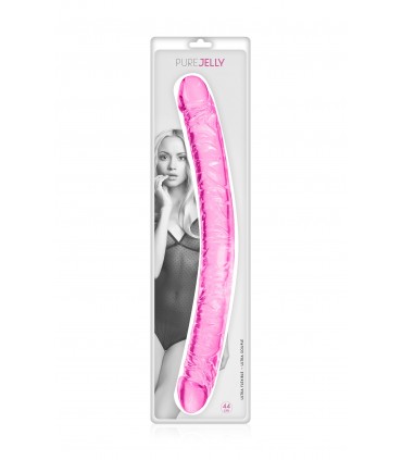 DILDO DOBLE ROSA 44 CM