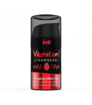 VIBRATEUR LIQUIDE INTT FRAISE 15 ML
