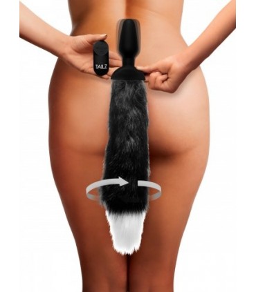 COLA PLUG ROTADOR/VIBRADOR USB ZORRO CON MANDO