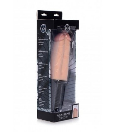 DOUBLE VIBRATEUR PÉNIS RÉALISTE 31"75 CM