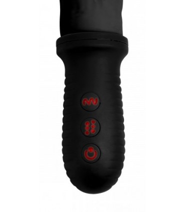 VIBRADOR-IMPULSOR USB SILICONA NEGRO 29"20 CM