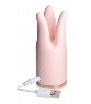 ROTATEUR STIMULATEUR DE CLITORIS TWIRL USB ROSE