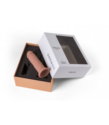 VIBRADOR REALÍSTICO "R11" FLESH 14,4CM C/ CONTROL REMOTO