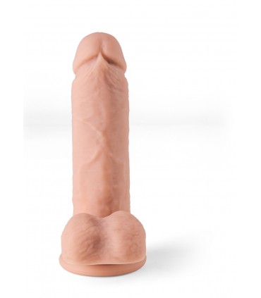 VIBRATORE REALISTICO "R12" FLESH 14,4 CM CON TELECOMANDO