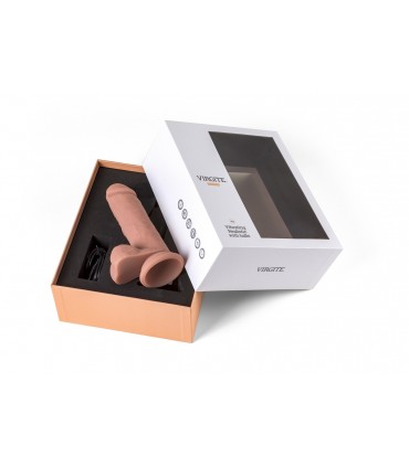 VIBRATORE REALISTICO "R12" FLESH 14,4 CM CON TELECOMANDO