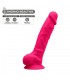SILEXD DILDO SILICONA MODEL 1 9" ROSA