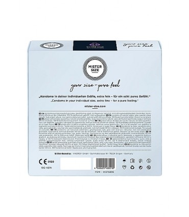 PRESERVATIVI EXTRA SOTTILI PURE FEEL FORMATO MISTER 69 MM 36 UNITÀ