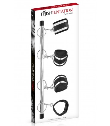 BARRA CON ESPOSAS PARA PIES Y MANOS