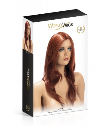 OLIVIA PARRUCCA LUNGA ROSSA