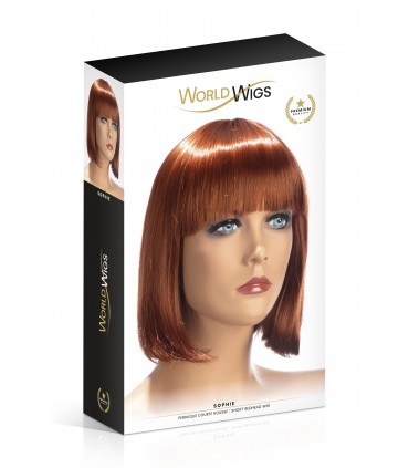 SOPHIE PERÜCKE KURZ ROTKOPF