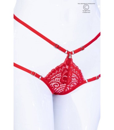 CR4387 PERIZOMA ROSSO S/M