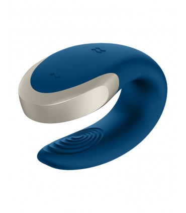 SATISFYER DOUBLE LOVE W/ BLUE REMOTE AND APP