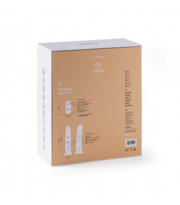 VIBRATORE REALISTICO "R15" ROSA 16,5 CM CON TELECOMANDO