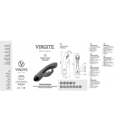 VIBRADOR RECARGABLE V6 AZUL