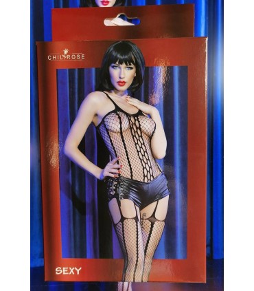 CR4476 BODYSTOCKING Y PANT NEGRO XL