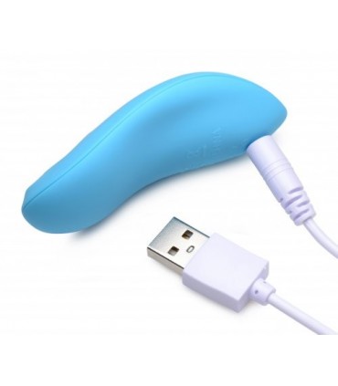 CABLAGGIO USB DOPPIO IN SILICONE CON CONTROLLO BLU