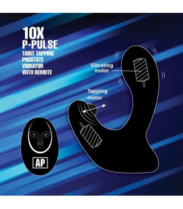 STIMOLATORE DELLA PROSTATA USB ROTONDO E GIRANTE E PULSATORIO CON TELECOMANDO