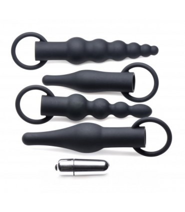 SET PLUG X 4 C/ VIBRACIÓN RINGED RIMMERS