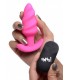 VIBRATEUR ANAL TORNADO EN SILICONE USB AVEC TÉLÉCOMMANDE ROSE