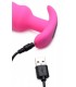 VIBRATEUR ANAL TORNADO EN SILICONE USB AVEC TÉLÉCOMMANDE ROSE