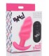 VIBRATEUR ANAL TORNADO EN SILICONE USB AVEC TÉLÉCOMMANDE ROSE
