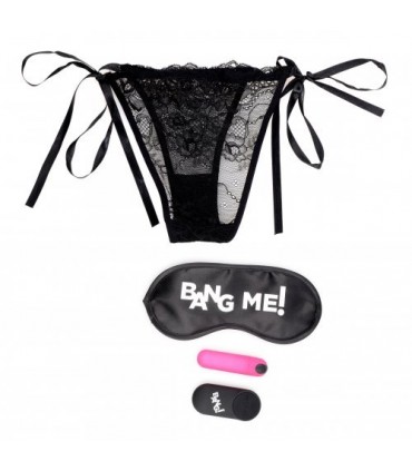 USB-VIBRATIONS-PANTY MIT FERNBEDIENUNG UND AUGENMASKE