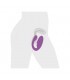 DOUBLE VIBRATOR WITH USB PULSATOR WITH LILAC REMOTE CONTROL