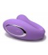 DOUBLE VIBRATOR WITH USB PULSATOR WITH LILAC REMOTE CONTROL