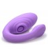 DOUBLE VIBRATOR WITH USB PULSATOR WITH LILAC REMOTE CONTROL