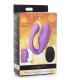 DOUBLE VIBRATOR WITH USB PULSATOR WITH LILAC REMOTE CONTROL