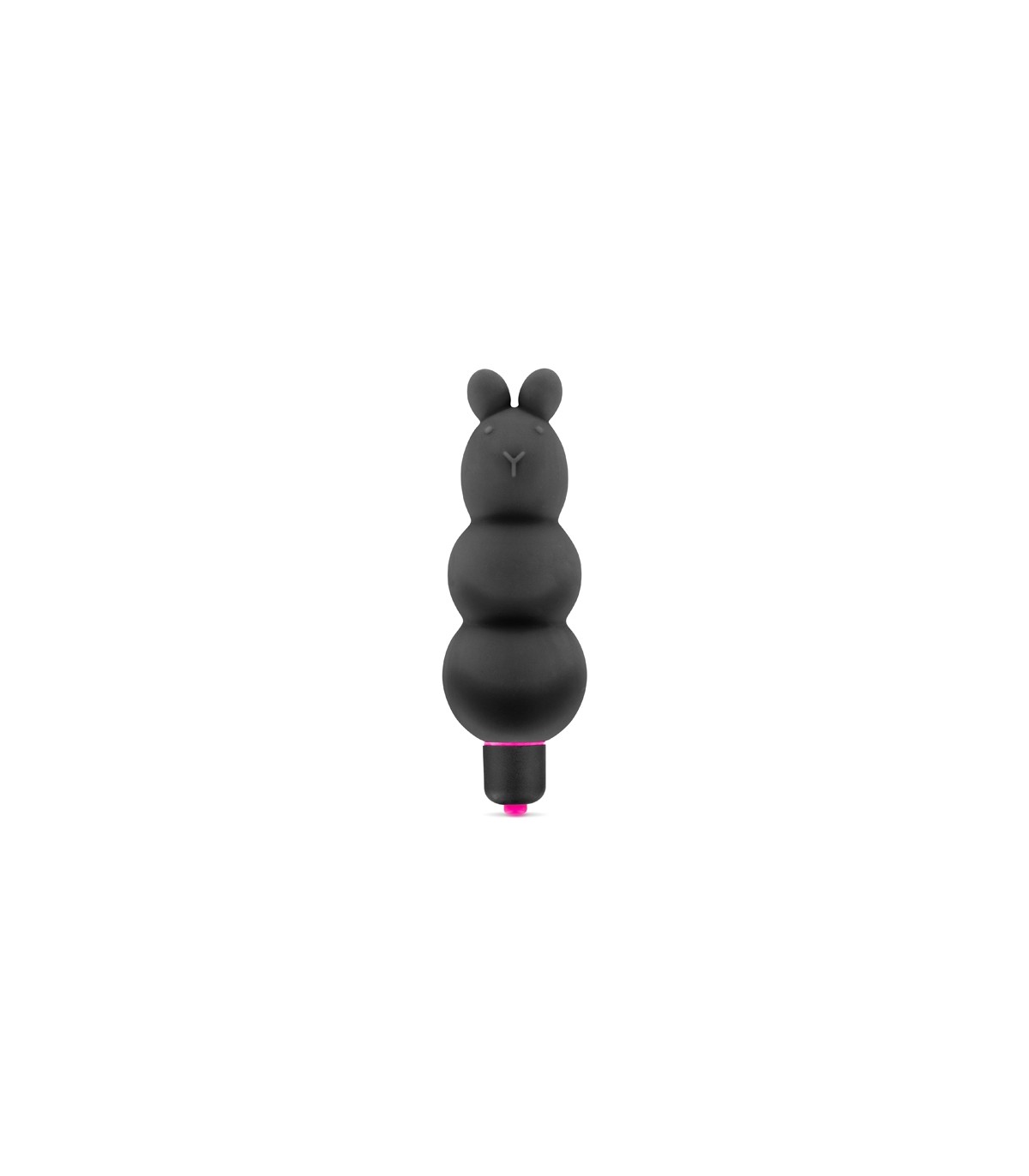 VIBRADOR SILICONA TEDDY NEGRO