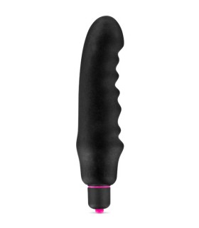 VIBRADOR SILICONA CHUBBIE NEGRO