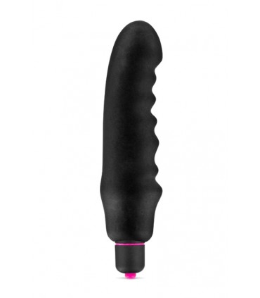VIBRADOR SILICONA CHUBBIE NEGRO