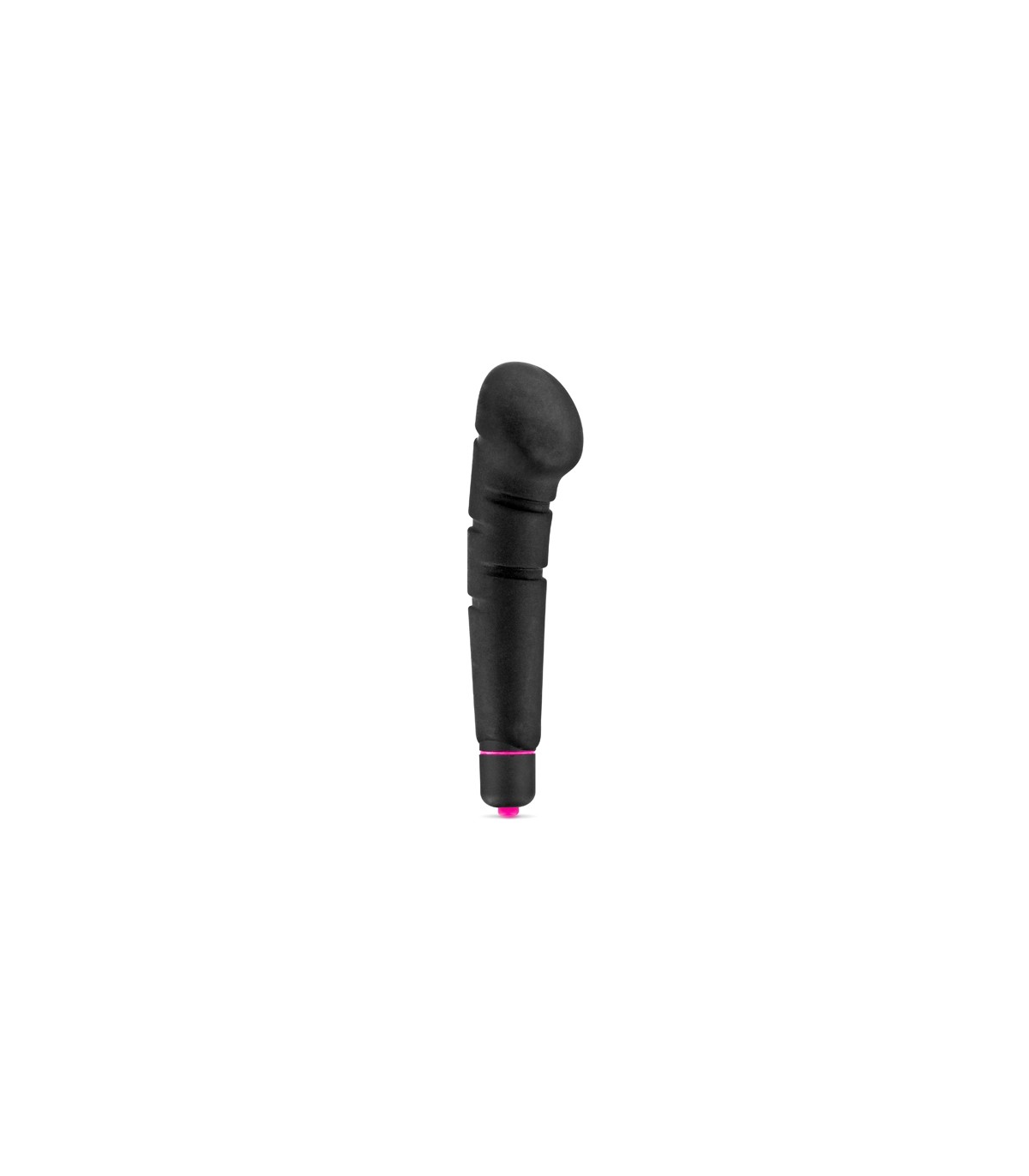 VIBRADOR SILICONA HARD ON NEGRO