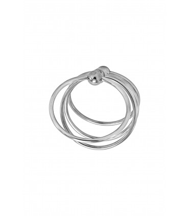 ANNEAU CHAÎNE TORC EN ACIER 45 MM