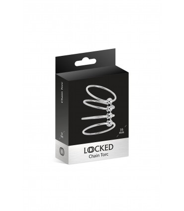 ANELLO CATENA TORC IN ACCIAIO 35 MM