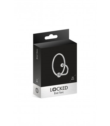 STEEL END TORC RING 35 MM
