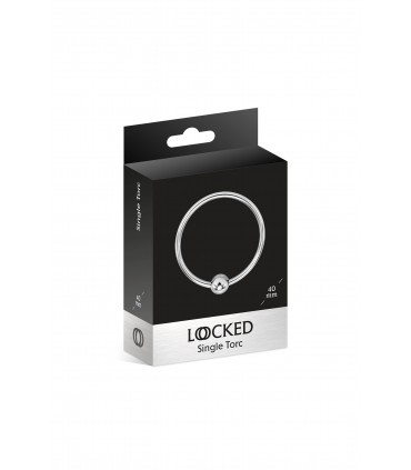 ANELLO IN ACCIAIO SINGOLA TORC 40 MM